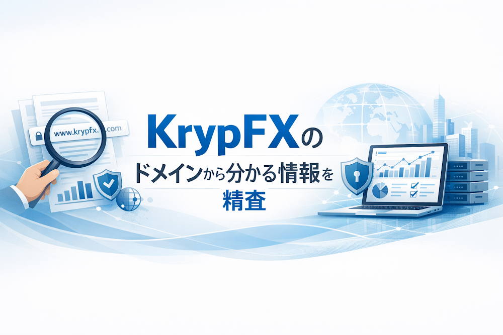KrypFXのドメインから分かる情報を精査