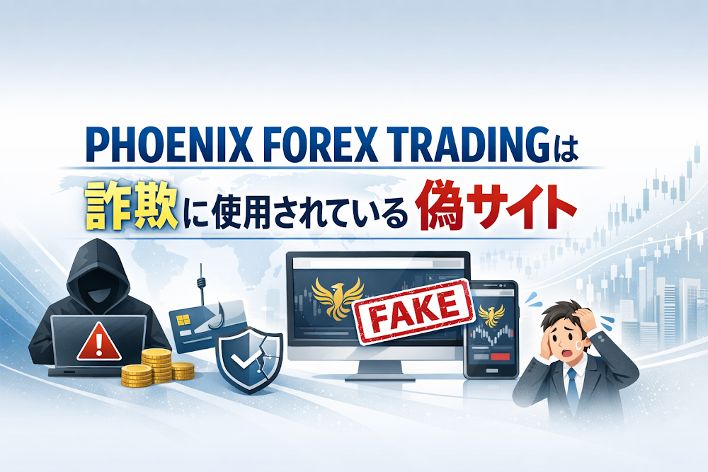 【結論】PHOENIX FOREX TRADINGは詐欺に使用されている偽サイト
