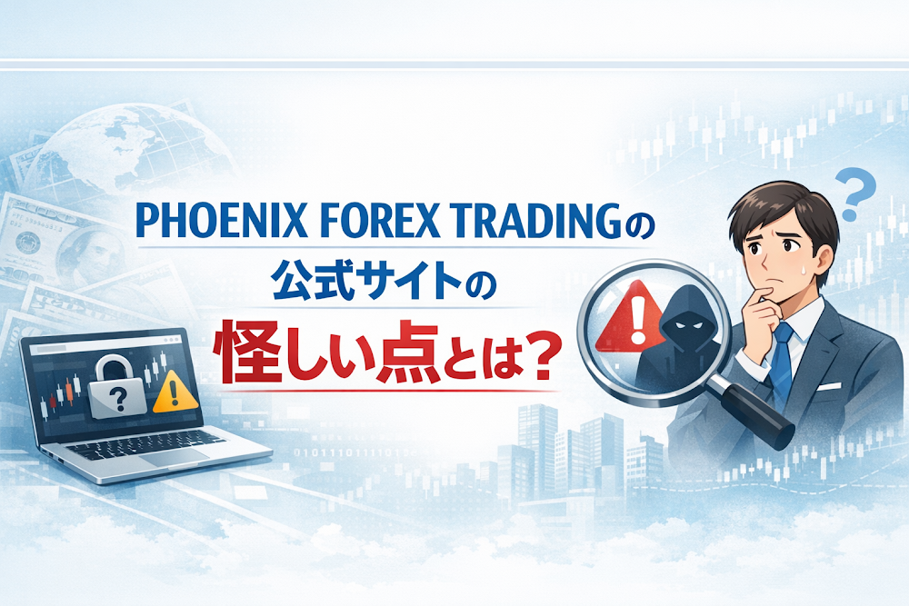 PHOENIX FOREX TRADINGの公式サイトの怪しい点とは？