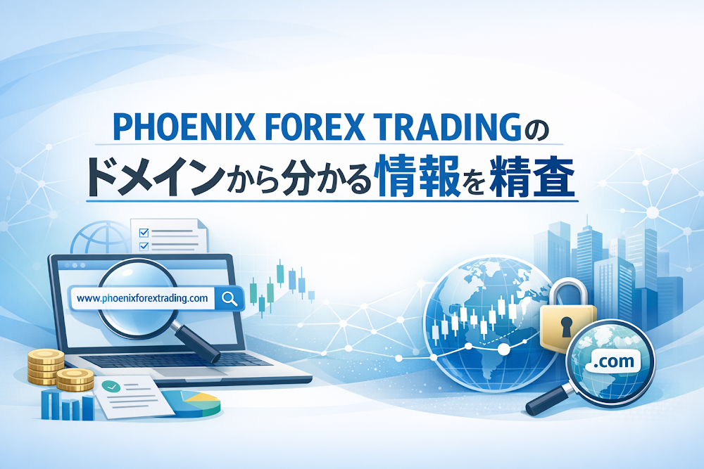 PHOENIX FOREX TRADINGのドメインから分かる情報を精査