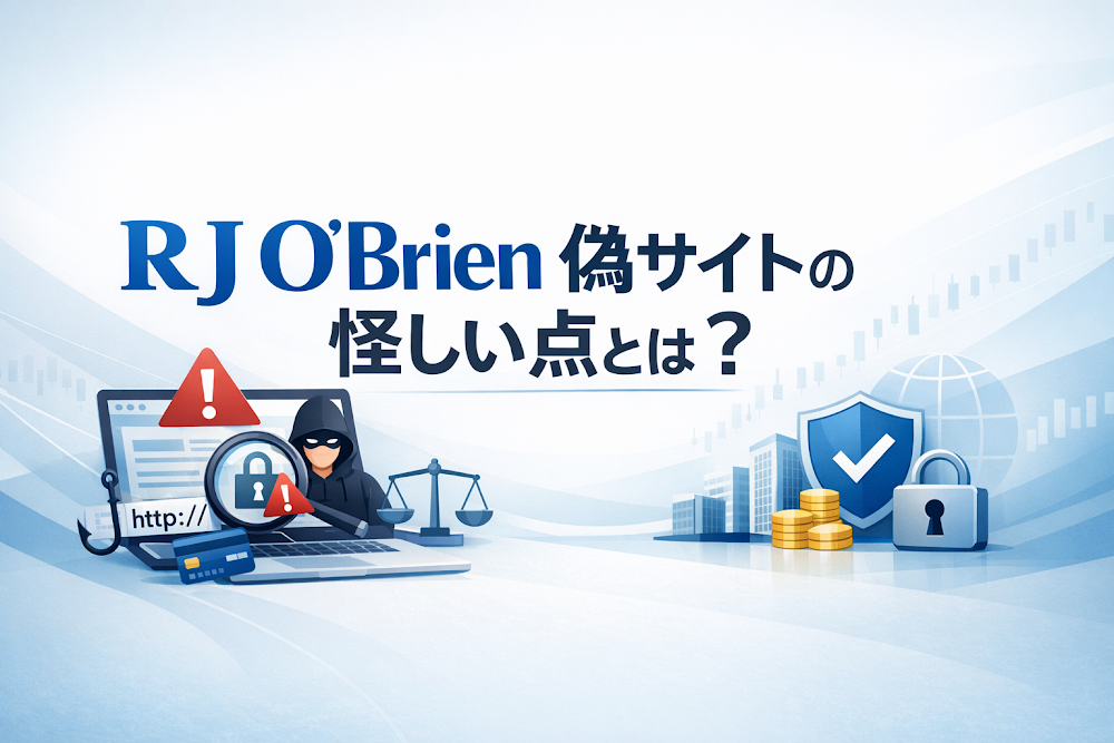 RJ O'Brien偽サイトの怪しい点とは？
