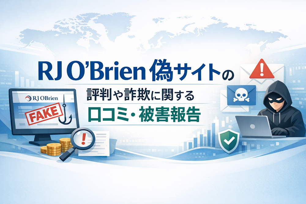 RJ O'Brien偽サイトの評判や詐欺に関する口コミ・被害報告