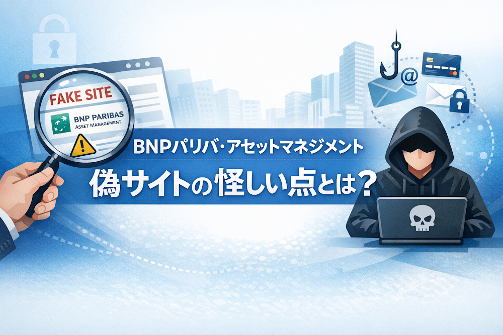 BNPパリバ・アセットマネジメント偽サイトの怪しい点とは？