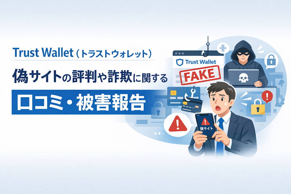 Trust Wallet（トラストウォレット）偽サイトの評判や詐欺に関する口コミ・被害報告
