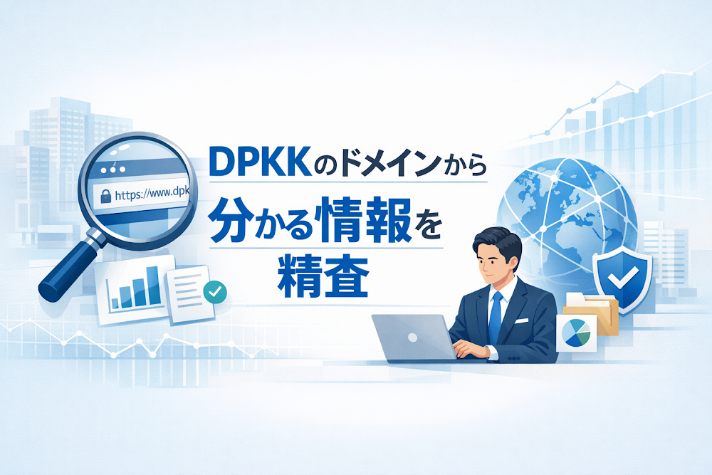 DPKKのドメインから分かる情報を精査