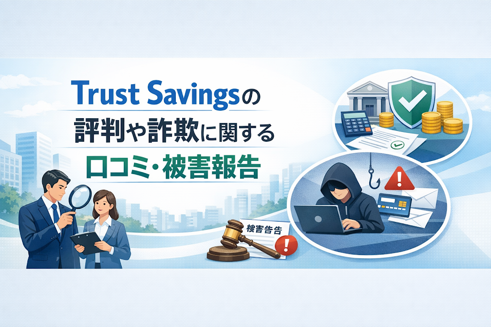 Trust Savingsの評判や詐欺に関する口コミ・被害報告