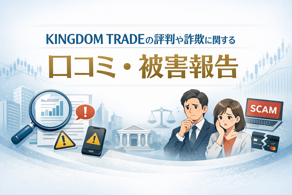 KINGDOM TRADEの評判や詐欺に関する口コミ・被害報告