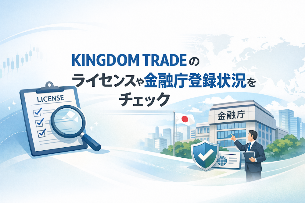 KINGDOM TRADEのライセンスや金融庁登録状況をチェック