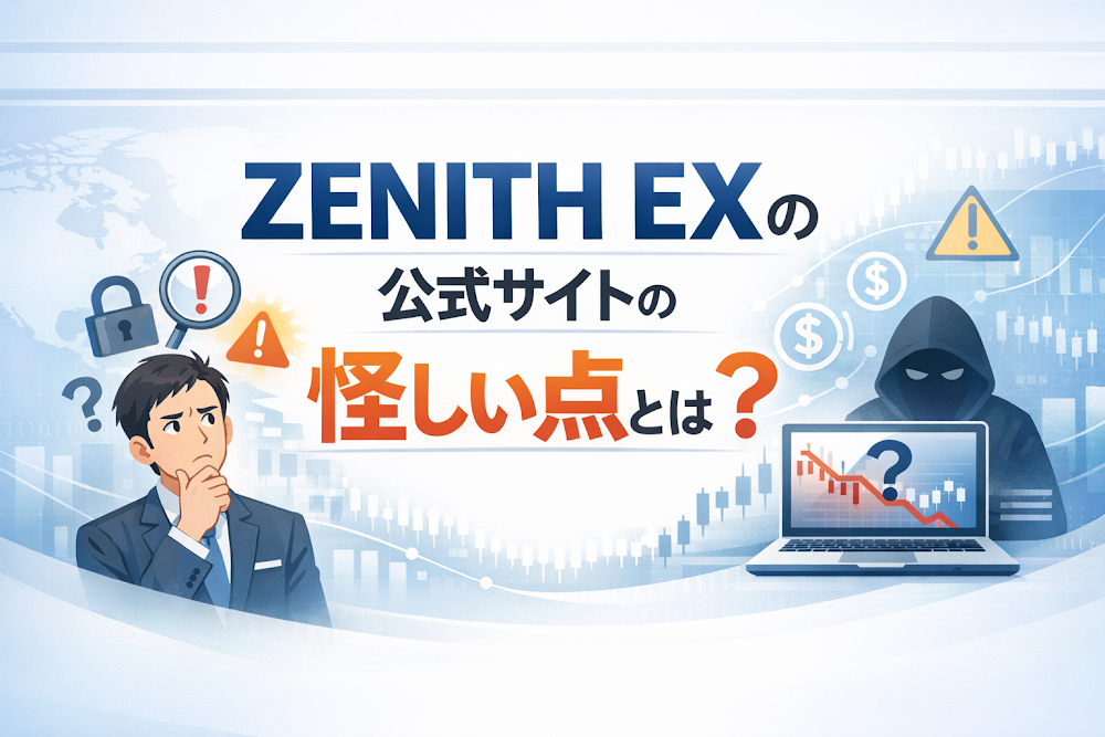 ZENITH EXの公式サイトの怪しい点とは？