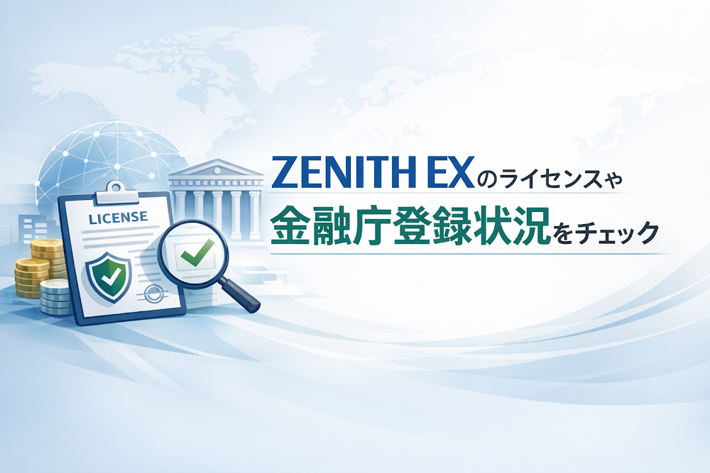 ZENITH EXのライセンスや金融庁登録状況をチェック