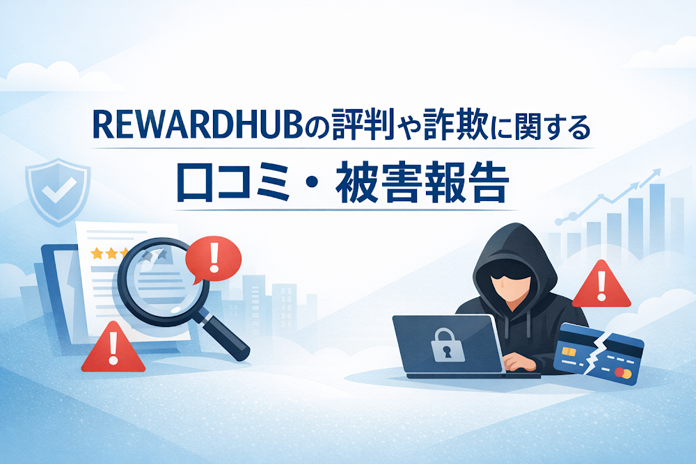 REWARDHUBの評判や詐欺に関する口コミ・被害報告