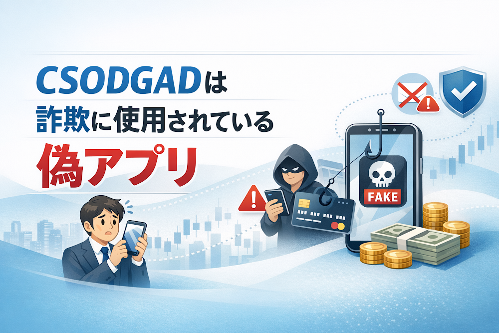 【結論】CSODGADは詐欺に使用されている偽アプリ
