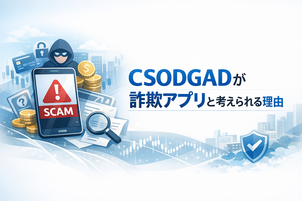 CSODGADが詐欺アプリと考えられる理由