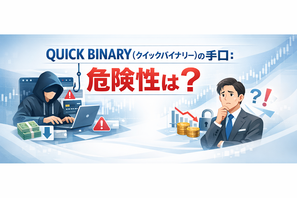 QUICK BINARY（クイックバイナリー）の手口：危険性は？