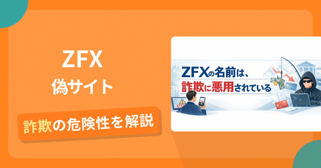 ZFXを名乗る偽サイトとは？怪しい口コミ評判や返金可能性