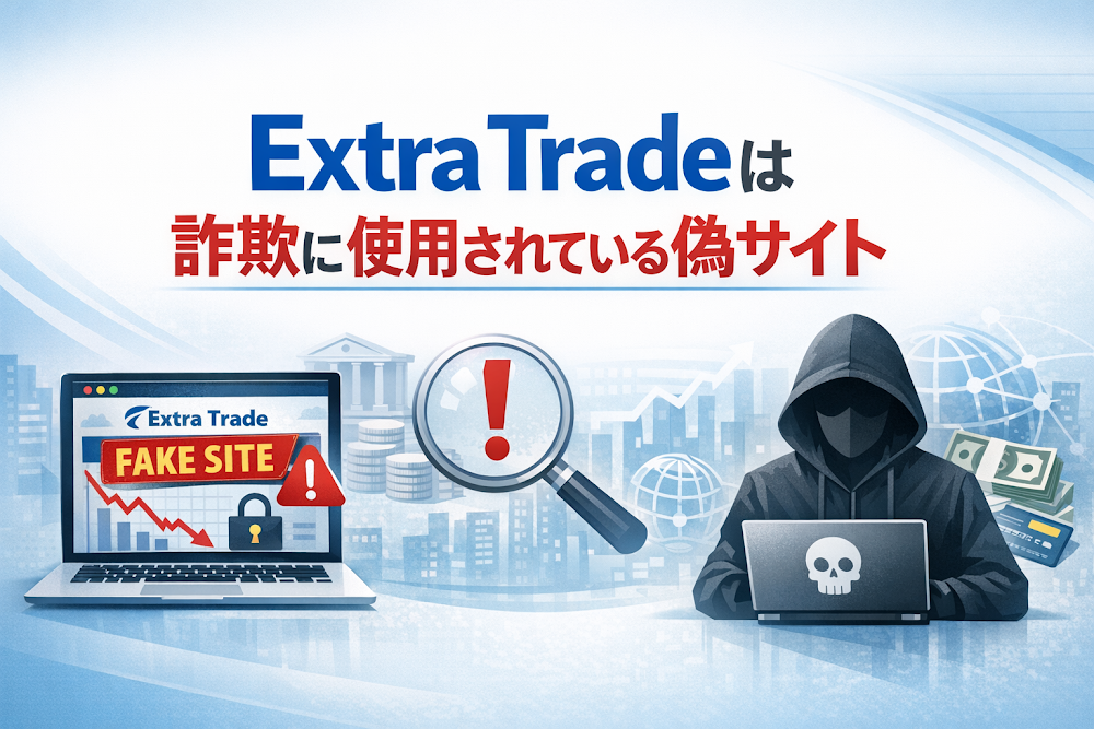 【結論】Extra Tradeは詐欺に使用されている偽サイト