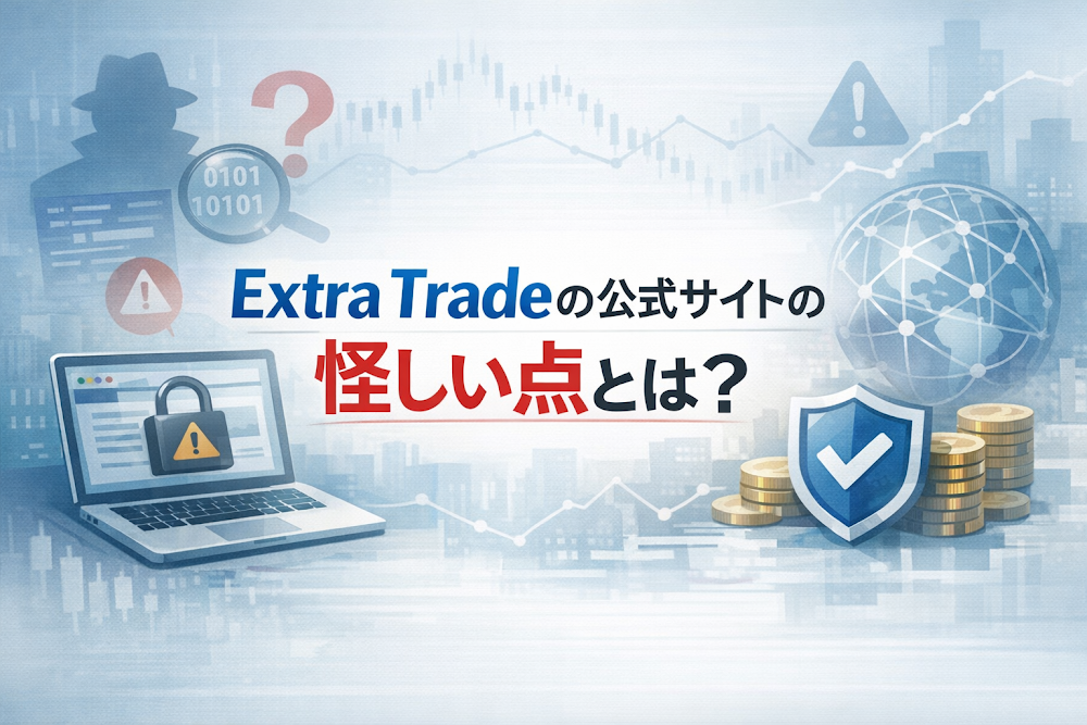 Extra Tradeの公式サイトの怪しい点とは？