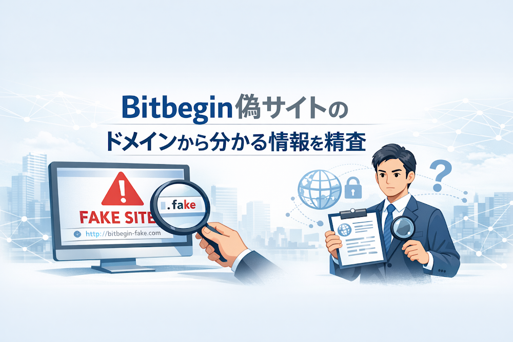 Bitbegin偽サイトのドメインから分かる情報を精査