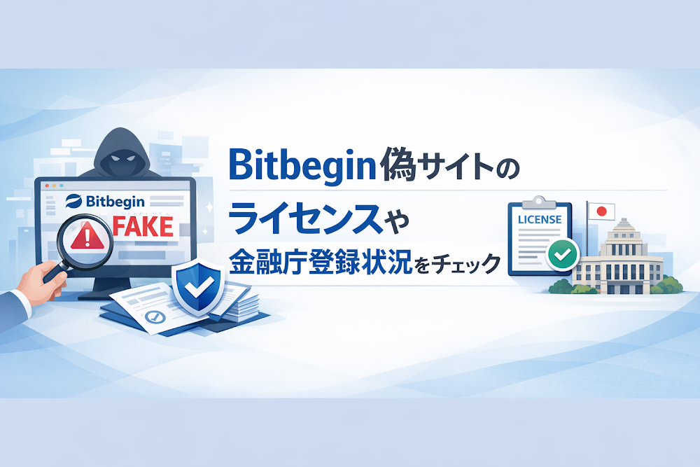 Bitbegin偽サイトのライセンスや金融庁登録状況をチェック