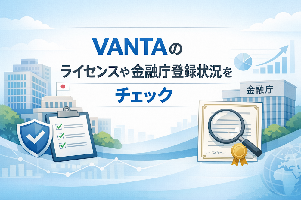 VANTAのライセンスや金融庁登録状況をチェック