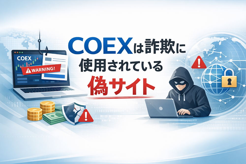 【結論】COEXは詐欺に使用されている偽サイト