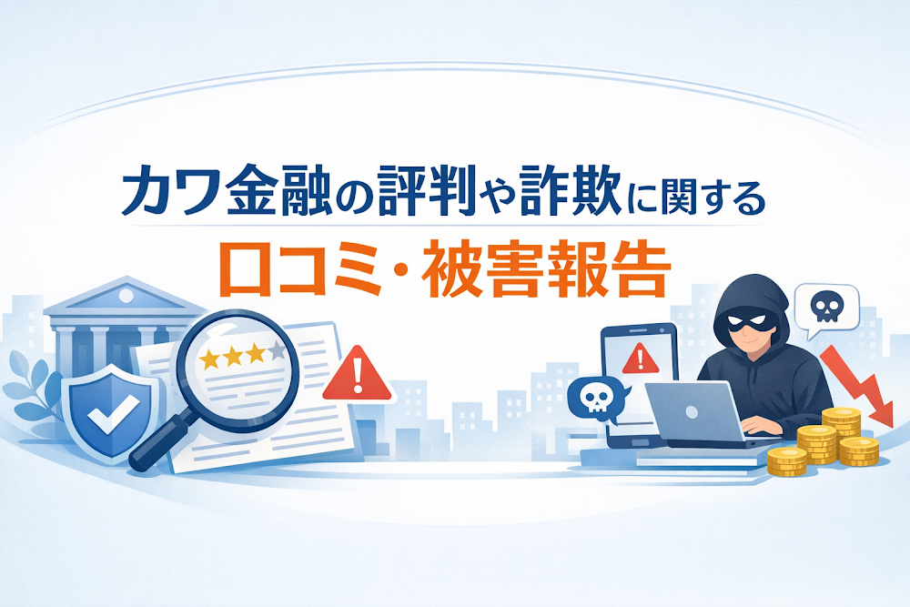 カワ金融の評判や詐欺に関する口コミ・被害報告