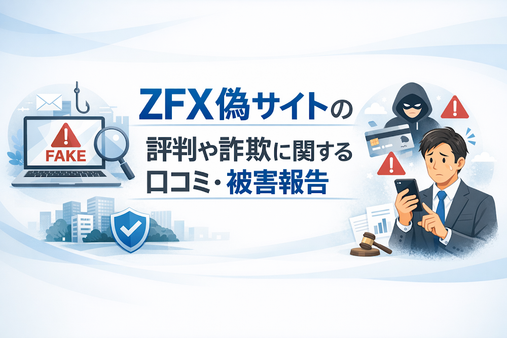 ZFX偽サイトの評判や詐欺に関する口コミ・被害報告