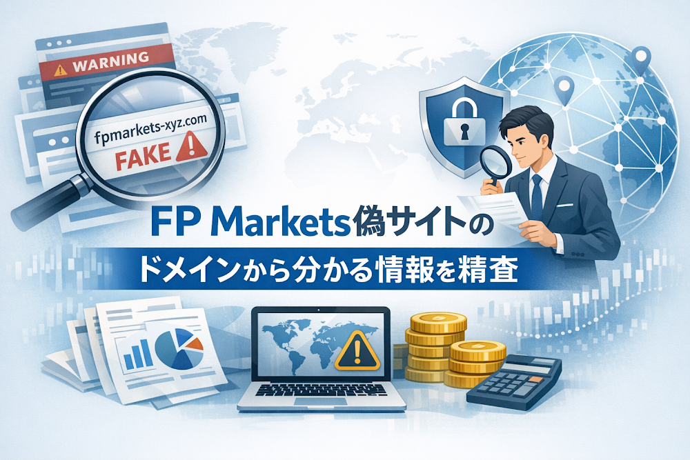 FP Markets偽サイトのドメインから分かる情報を精査