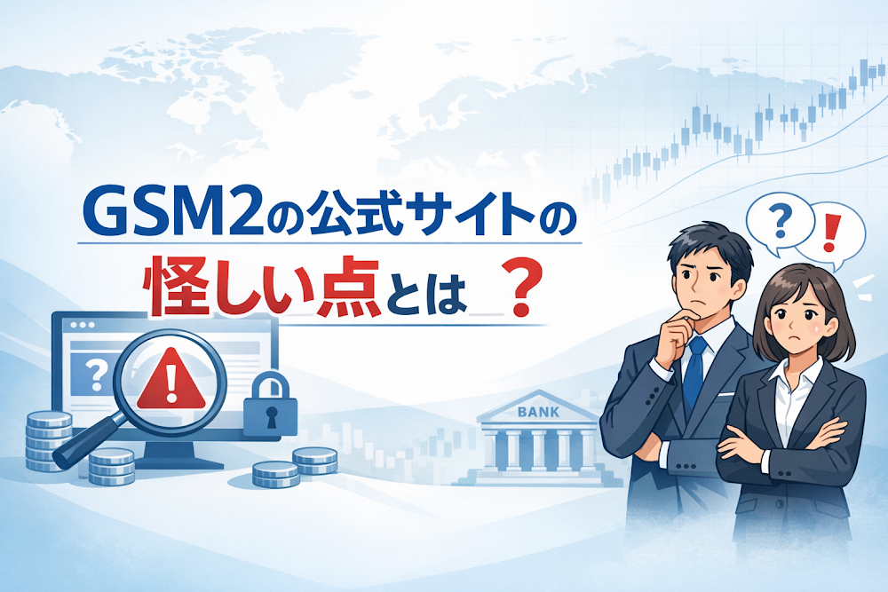GSM2の公式サイトの怪しい点とは？