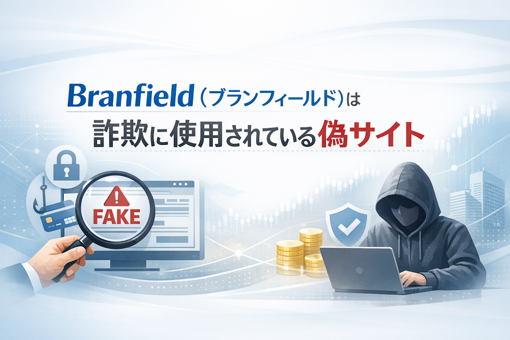 【結論】Branfield（ブランフィールド）は詐欺に使用されている偽サイト