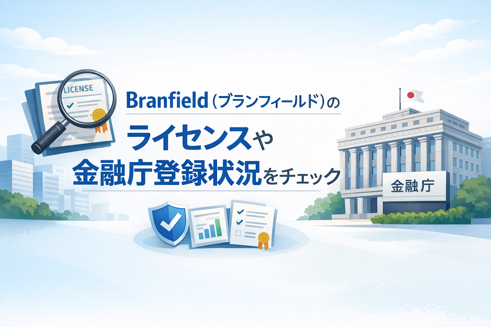 Branfield（ブランフィールド）のライセンスや金融庁登録状況をチェック