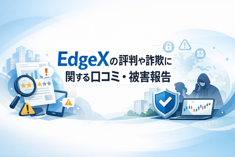 EdgeXの評判や詐欺に関する口コミ・被害報告