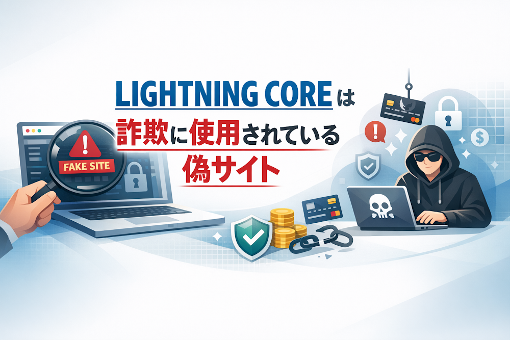 【結論】LIGHTNING COREは詐欺に使用されている偽サイト