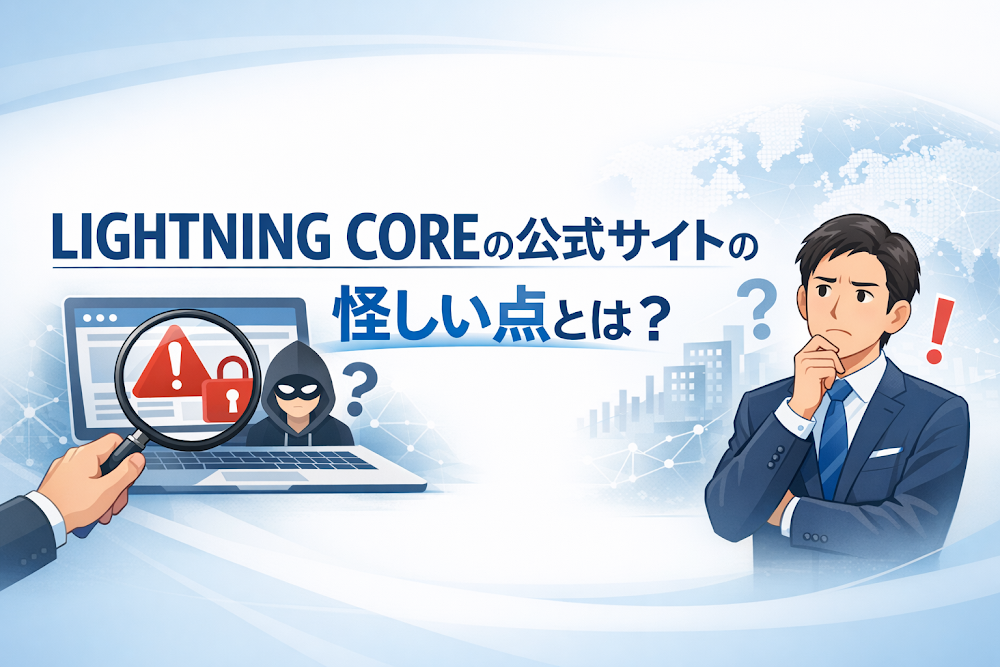 LIGHTNING COREの公式サイトの怪しい点とは？