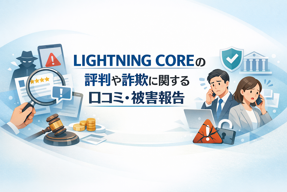 LIGHTNING COREの評判や詐欺に関する口コミ・被害報告