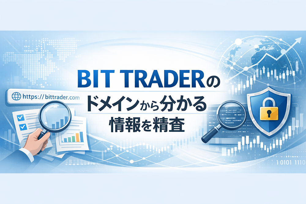 BIT TRADERのドメインから分かる情報を精査