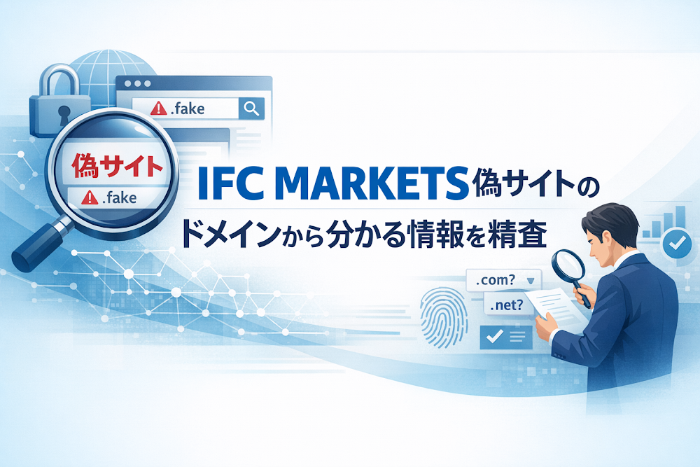 IFC MARKETS偽サイトのドメインから分かる情報を精査