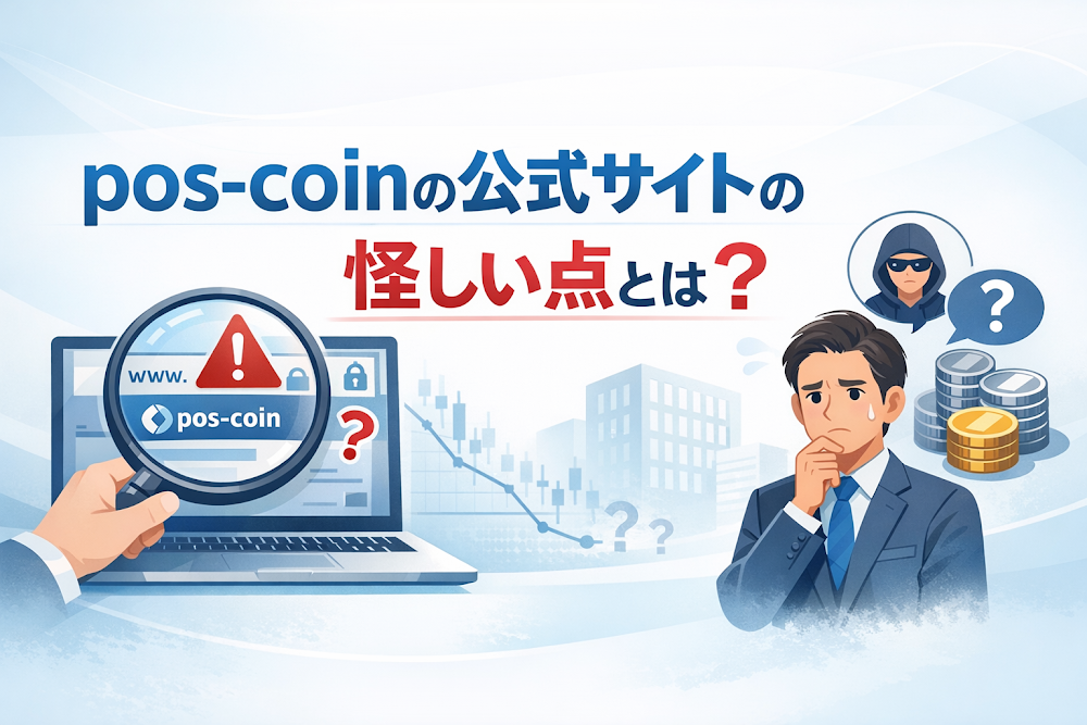 pos-coinの公式サイトの怪しい点とは？