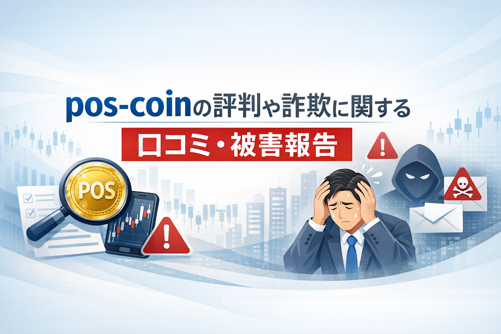 pos-coinの評判や詐欺に関する口コミ・被害報告