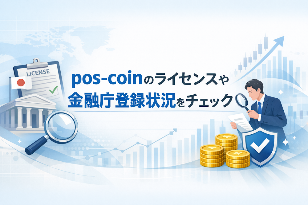 pos-coinのライセンスや金融庁登録状況をチェック