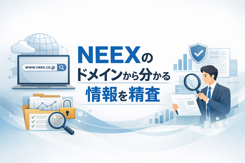 NEEXのドメインから分かる情報を精査