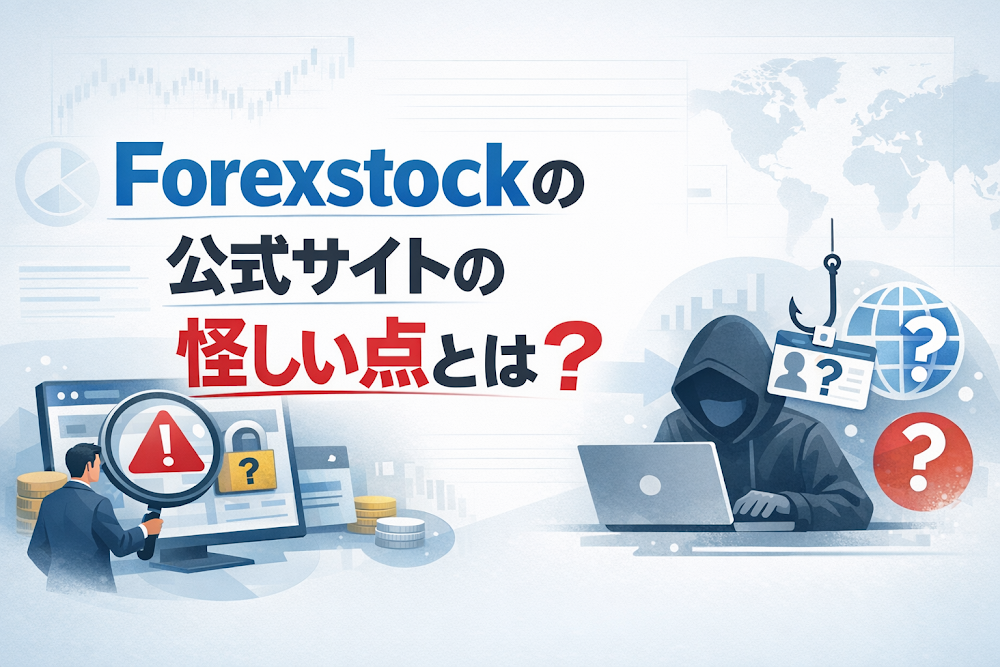 Forexstockの公式サイトの怪しい点とは？