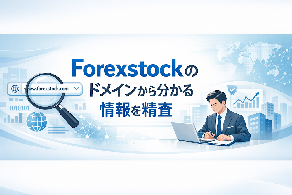 Forexstockのドメインから分かる情報を精査