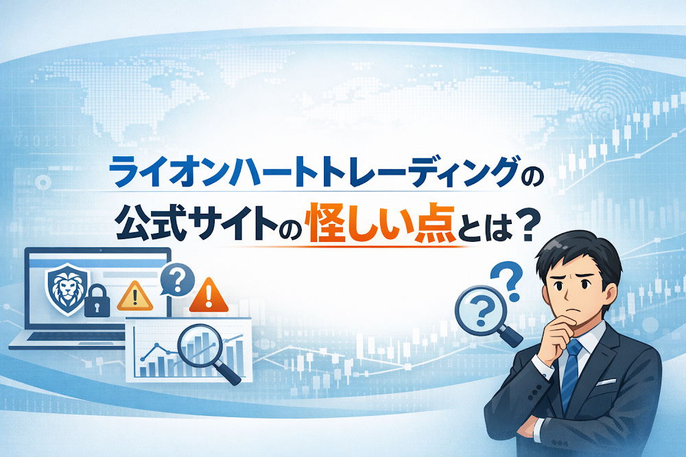 ライオンハートトレーディングの公式サイトの怪しい点とは？