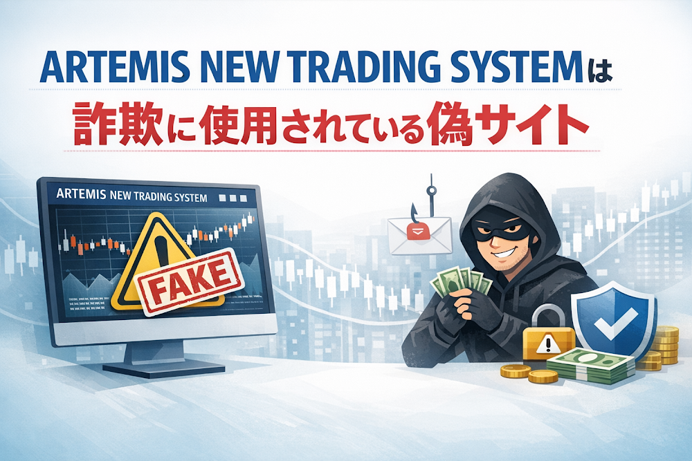 【結論】ARTEMIS NEW TRADING SYSTEMは詐欺に使用されている偽サイト