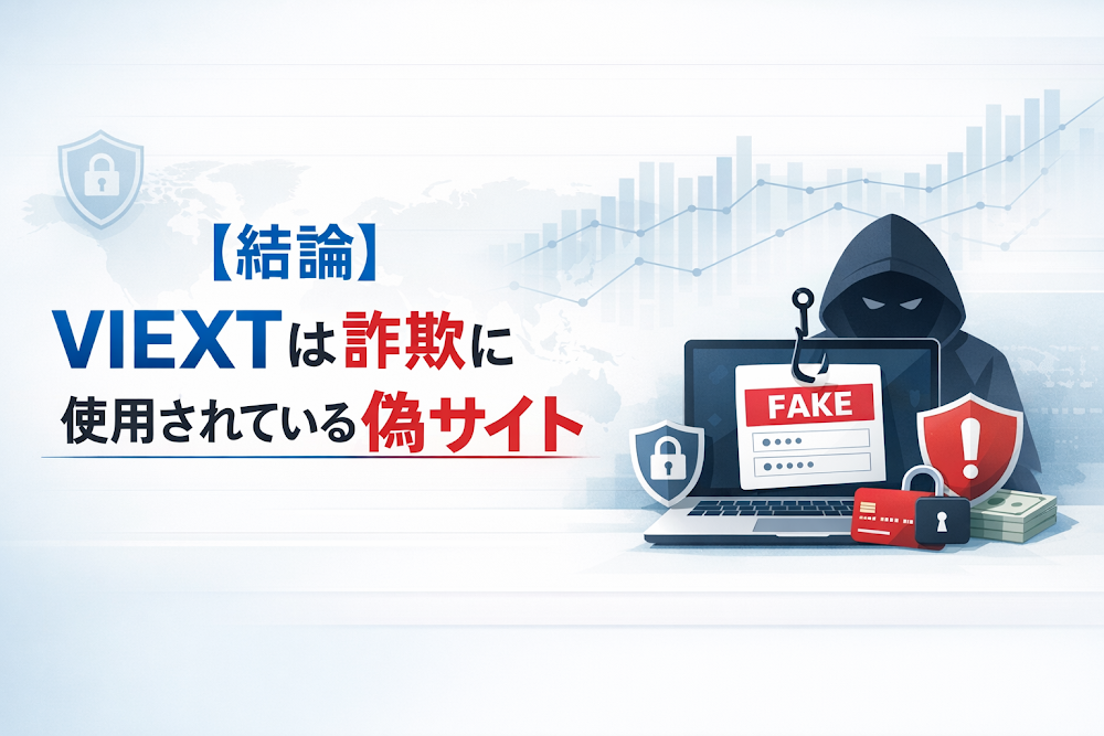 【結論】VIEXTは詐欺に使用されている偽サイト