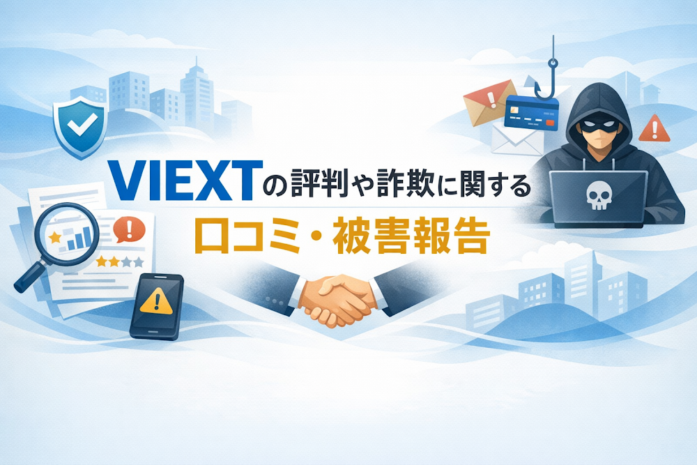 VIEXTの評判や詐欺に関する口コミ・被害報告