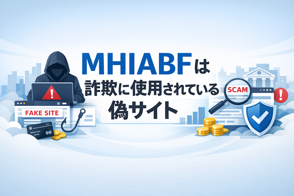 【結論】MHIABFは詐欺に使用されている偽サイト
