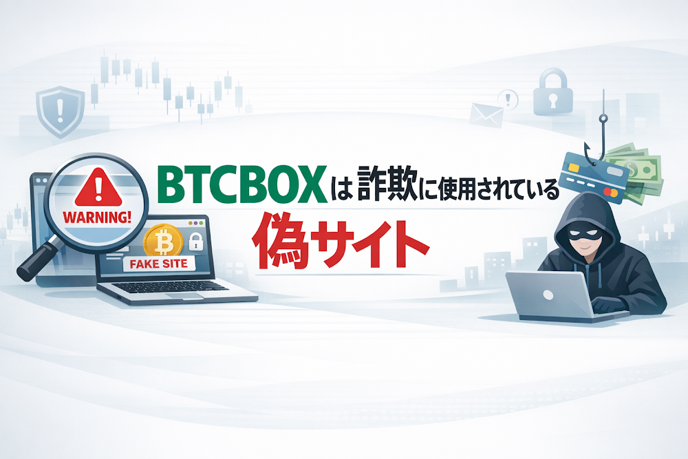 【結論】BTCBOXは詐欺に使用されている偽サイト