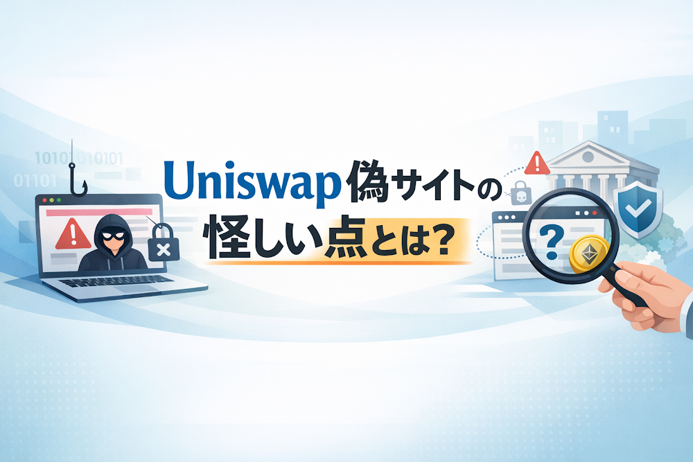 Uniswap偽サイトの怪しい点とは？